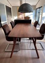 Light & Living eetkamertafel Quenza 220x100, Huis en Inrichting, Tafels | Eettafels, Gebruikt, 100 tot 150 cm, Eikenhout, Ophalen of Verzenden