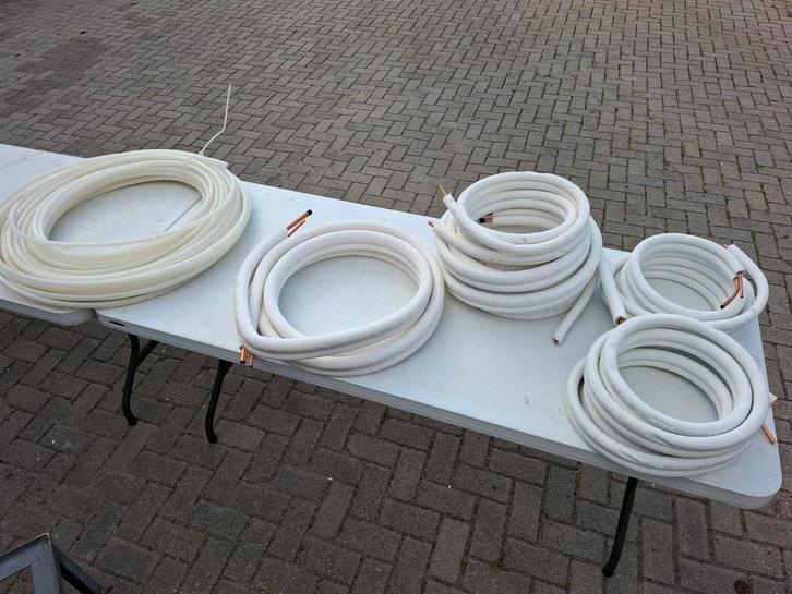 Airco Buis / Leiding, Doe-het-zelf en Verbouw, Buizen en Afvoer, Gebruikt, Rechte buis, Pvc, Minder dan 2 meter, 20 tot 40 mm