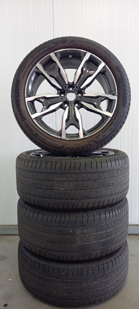BMW X3 20'' breedteset met Bridgestone zomerbanden, (Set 2), Auto-onderdelen, Banden en Velgen, Velg(en), Zomerbanden, 20 inch