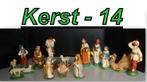 Kerst - 14 -/- 18 delige kerst groep (18 beelden) van Gips, Ophalen of Verzenden, Nieuw
