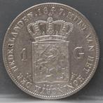 Mooie zilveren 1 gulden 1847 Willem 2, Postzegels en Munten, Munten | Nederland, 1 gulden, Verzenden, Zilver, Losse munt