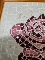 Mozaiek roos in lijst, Ophalen of Verzenden
