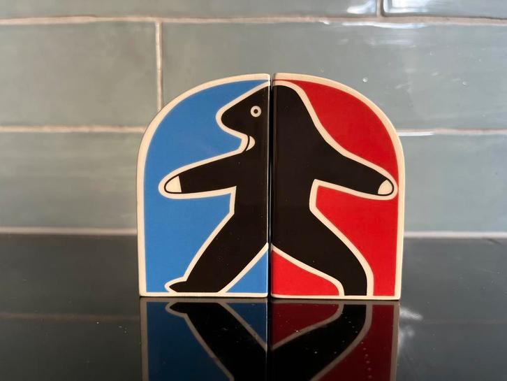 Peper- en zoutstel kunstenaar Snoeck, Schoonhoven Keramiek, Antiek en Kunst, Kunst | Designobjecten, Ophalen of Verzenden