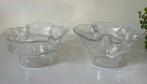 2 Lindshammar kristal glazen kommen, Ophalen of Verzenden