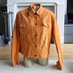 ORANJE Suede Gina Mariolano Jas (Maat 46) Tussenjas € 60,-, Kleding | Dames, Jassen | Zomer, Gina Mariolano, Maat 46/48 (XL) of groter