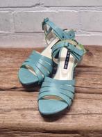 Muxart - Prachtige leren klompjes - sandalen maat 41 - Nieuw, Nieuw, Sandalen of Muiltjes, Blauw, Muxart