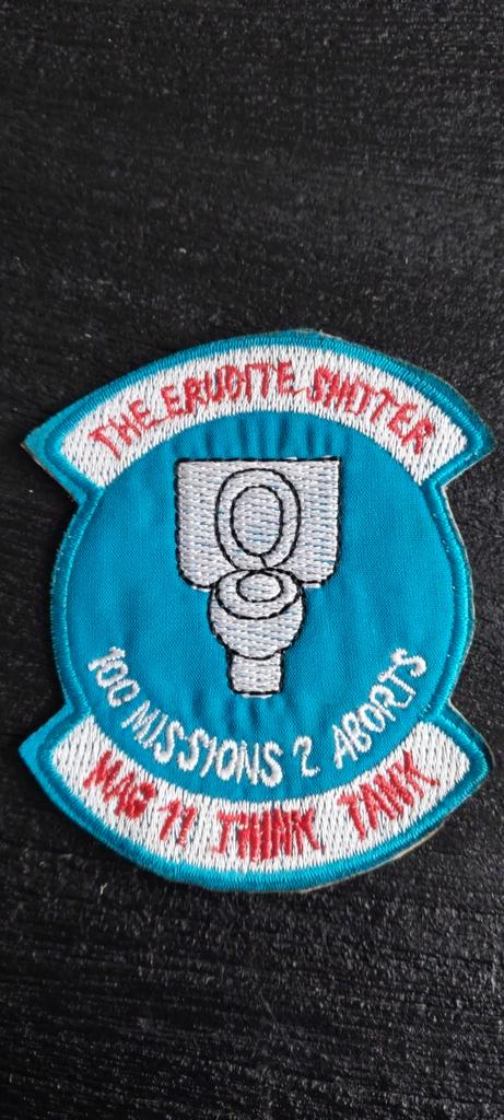 MAG-11 MARINE AIR GROUP 11 100 Missions USMC Squadron Patch, Verzamelen, Militaria | Algemeen, Marine, Embleem of Badge, Amerika