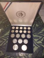 Mooie Juliana Zilveren Guldens en Rijksdaalders.(compleet), Postzegels en Munten, Munten | Nederland, Koningin Juliana, Setje