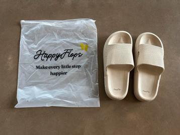 Nieuwe beige Happy Flops badslippers maat 42/43 draagmaat 41 beschikbaar voor biedingen