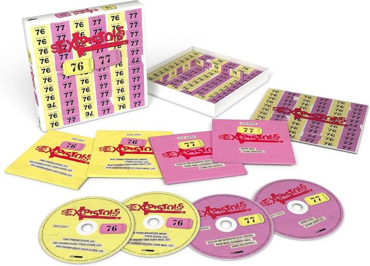 Sex Pistols 76/77 4CD Boxset NIEUW/SEALED, Cd's en Dvd's, Cd's | Rock, Nieuw in verpakking, Alternative, Verzenden