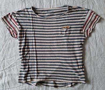 Bellerose gestreept kindershirt maat 158 of 14.