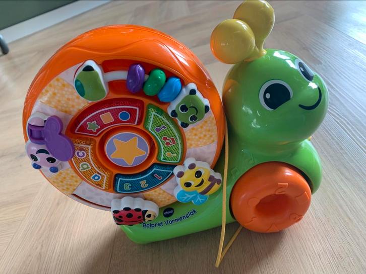 V-Tech rollende slak met geluid, Kinderen en Baby's, Speelgoed | Vtech, Zo goed als nieuw, 6 maanden tot 2 jaar, Ophalen of Verzenden