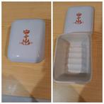 Antiek Marine zeepdoos keramiek 11/8/6cm., Antiek en Kunst, Antiek | Keramiek en Aardewerk, Ophalen of Verzenden