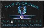 Harley Davidson manual sound system, Motoren, Handleidingen en Instructieboekjes, Harley-Davidson of Buell