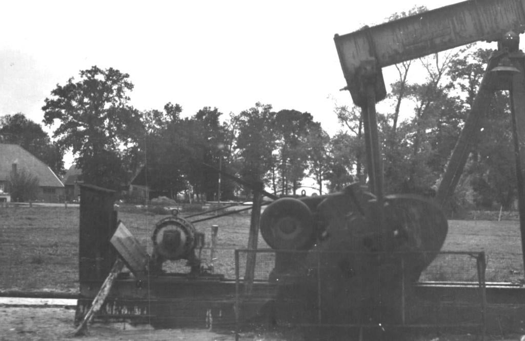 965361 Drenthe 1950 Oliepomp der N.A.M. Ja Knikker Gelopen, Ophalen of Verzenden, 1940 tot 1960, Gelopen, Drenthe