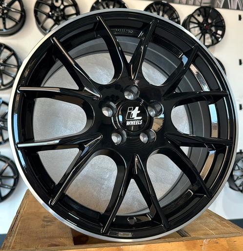 Nieuwe 17 inch velgen zwart Audi A1 VW Polo Seat Ibiza 5x100, Auto-onderdelen, Banden en Velgen, Banden en Velgen, Zomerbanden