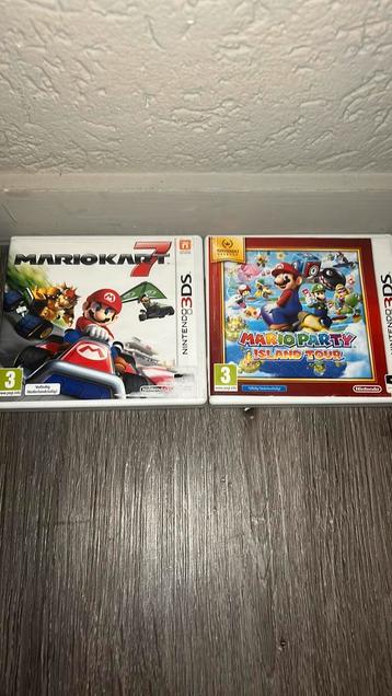 Mariokart en mario party 3ds beschikbaar voor biedingen
