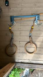 Oude turn gym ringen, Sport en Fitness, Turnen, Ophalen, Gebruikt, Materiaal