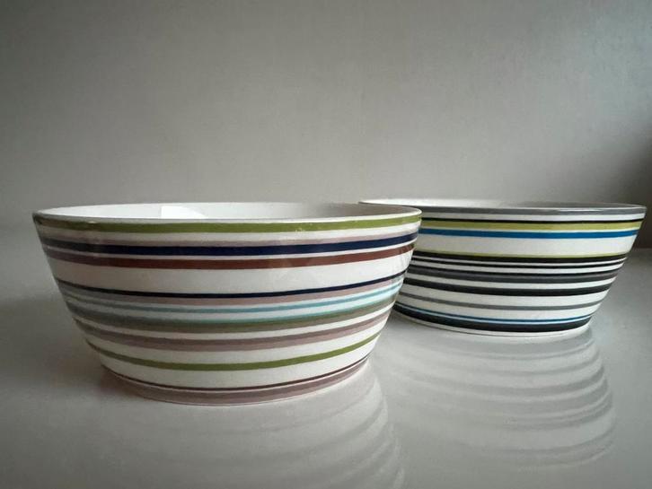 2 Nieuw Iittala Origo Kom Creme Blauw Alfredo Häberli 0,25, Huis en Inrichting, Keuken | Servies, Nieuw, Kom(men), Overige stijlen