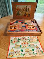 Vintage Duitse Houten Bouwdoos - Jaren 50, Ophalen of Verzenden