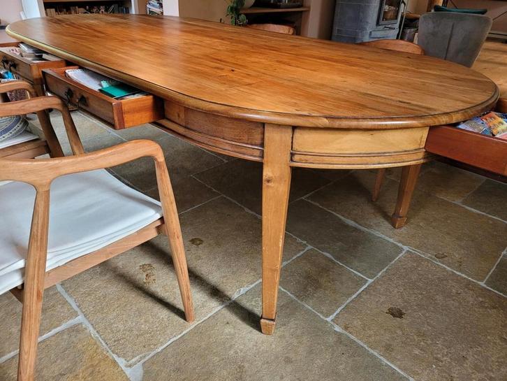 ovale Jan Frantzen  tafel , 8-10 pers., Huis en Inrichting, Tafels | Eettafels, Gebruikt, 100 tot 150 cm, 200 cm of meer, Vijf personen of meer