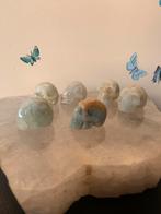 Aquamarijn schedel skull beschermt inzicht uniek power magie, Ophalen of Verzenden, Nieuw