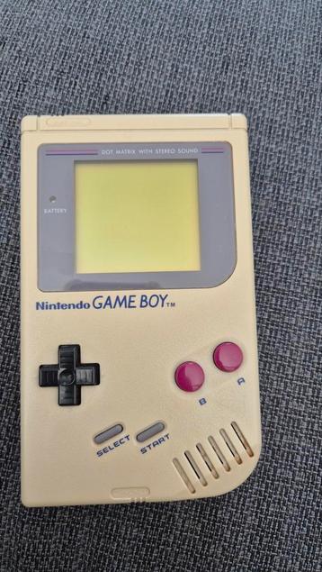 100% origineel Gameboy classic 1989 met 5 spellen  beschikbaar voor biedingen