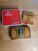 Vintage sigaren- en sigarettenblikjes (Lakmé, Agio, La Paz), Ophalen of Verzenden, Gebruikt, Overige, Overige merken