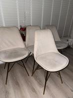 4 eetkamerstoelen beige goud, Huis en Inrichting, Stoelen, Ophalen of Verzenden, Zo goed als nieuw, Overige kleuren, Vier