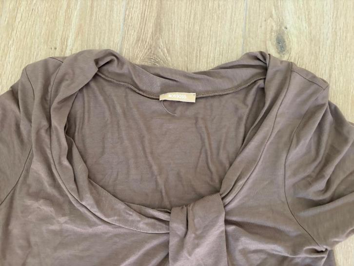 rosso 35 by PAUW jurk taupe 36-38, Kleding | Dames, Jurken, Zo goed als nieuw, Maat 36 (S), Overige kleuren, Knielengte, Verzenden