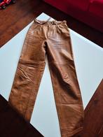 Mooie leren herenbroek maat 44, Ophalen of Verzenden, Gedragen, Overige maten, Zwart