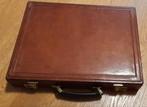 Prachtige leren attaché koffer, Ophalen of Verzenden, Leer, Minder dan 50 cm