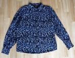 Blauwe panter print blouse, Only maat 38, Kleding | Dames, Maat 38/40 (M), Only, Blauw, Ophalen of Verzenden