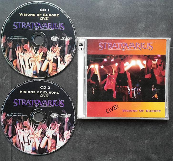 CD - Stratovarius - Visions Of Europe - Heavy Metal, Cd's en Dvd's, Cd's | Hardrock en Metal, Zo goed als nieuw, Ophalen of Verzenden