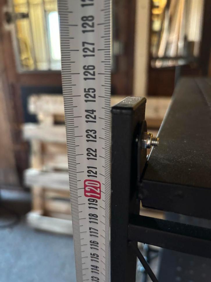 Inklapbare metalen trolley op wielen, Huis en Inrichting, Kasten | Stellingkasten, Gebruikt, Ophalen