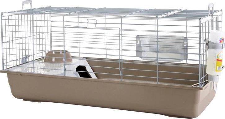 Nieuwe Savic konijnenkooi Nero 3 de Luxe compleet 100 cm, Dieren en Toebehoren, Knaagdieren en Konijnen | Hokken en Kooien, Nieuw