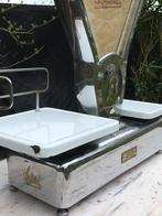 antieke Antwerpse Astrid weegschaal in Chrome, Antiek en Kunst, Ophalen