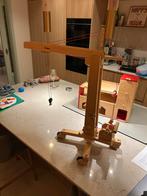 Fagus Houten Hijskraan - Duurzaam Speelgoed, Kinderen en Baby's, Speelgoed | Houten speelgoed, Ophalen, Zo goed als nieuw, Duw- of Trekspeelgoed