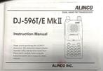 Alinco DJ-596T/E MKII handleiding inclusief verzending, Ophalen of Verzenden, Gebruikt, Zender en Ontvanger