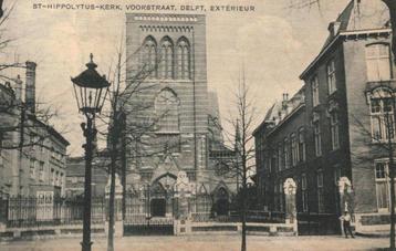 DELFT Voorstraat St. Hippolytus kerk Exterieur beschikbaar voor biedingen