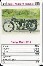 M17 motorkaartje rudge multi 1914 ( e1 ), Ophalen of Verzenden, Zo goed als nieuw, Motoren