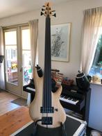 Handgebouwde 5-snarige Fretloze Basgitaar, Ophalen, Zo goed als nieuw, Elektrisch, Fretloos
