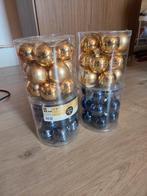 Kerstballen goud en blauw, Diversen, Kerst, Ophalen