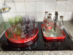 Retro Coca Cola glazen/flesjes en dienbladen, Ophalen of Verzenden, Zo goed als nieuw, Gebruiksvoorwerp
