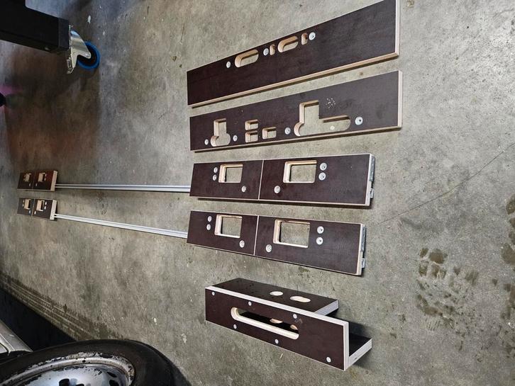 Setje freesmallen scharnier mal, Doe-het-zelf en Verbouw, Gereedschap | Freesmachines, Nieuw, Benzine, Tuinfrees, Ophalen of Verzenden