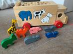 Houten vormenstoof dierentruck, Ophalen of Verzenden, Gebruikt, Overige typen