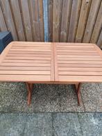 Houte tafel merbouw, Ophalen, Zo goed als nieuw, Rechthoekig