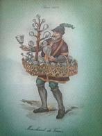 De Glasverkoper vintage glas-in-lood raamhanger, Antiek en Kunst, Ophalen