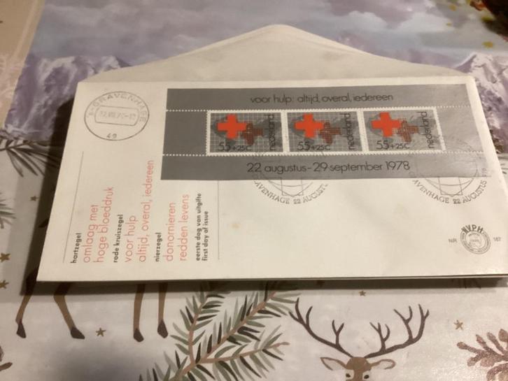 No6694 Afwijkend E167a vel extra stempel ´s-Gravenhage 22-8, Postzegels en Munten, Postzegels | Eerstedagenveloppen, Onbeschreven