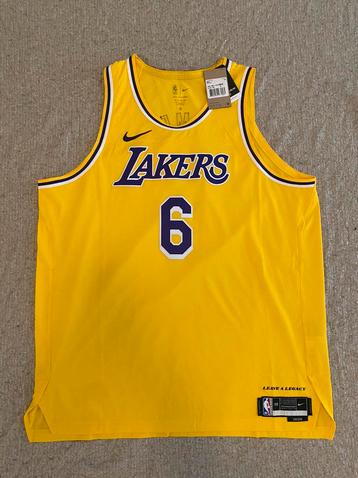 Nike NBA Basketball Lebron Lakers Authentic Jersey, XXXL,new beschikbaar voor biedingen